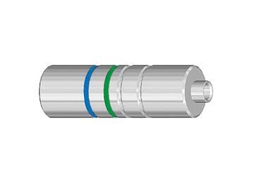 Positioning insert for manual crimping tool