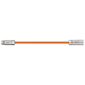 readycable® power cable suitable for NUM AGOFRU018LMxxx (ext.), extension cable, PVC 15 x d