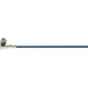 chainflex® Connection cable angled with LED M12 x 1, CF.INI CF9