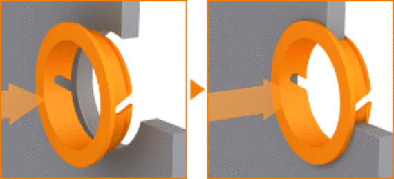 iglidur Easy Clip assembly