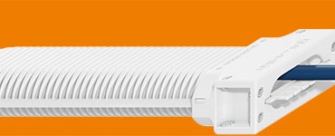 Corrugated tube and corrugated tube accessories