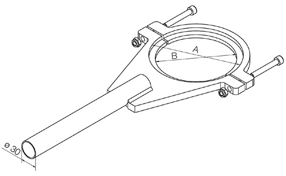Axis 6 clamp drawing